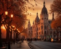 Promenad genom Budapests stadskärna